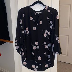 Koda split neck blouse